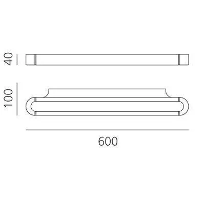 1913 040A TALO white///white настенный LED 1х25  х   