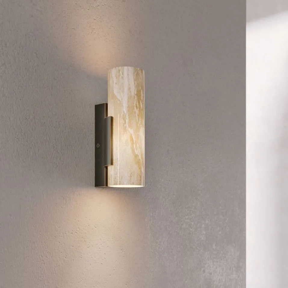 022W1M12W.CE/UL Unique Wall  Dark Burnished Brass /White// настенный E14 LED 1х6  х   