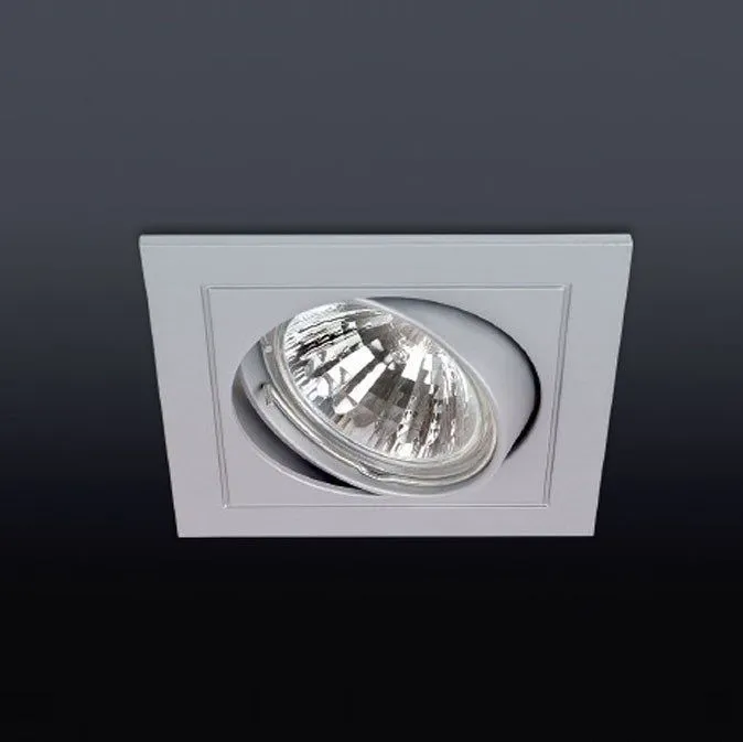 0304-00-00 Z SQUARE aluminium/// встраиваемый GU5,3/GU10 1х50  х   