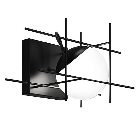 PLOT FRAME AP1  black matt/white// настенный LED 2700K 1х12,5  х  PLOT FRAME AP1