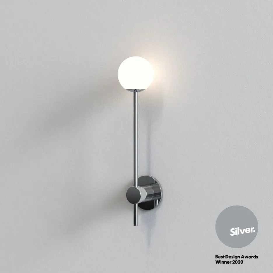 1424002 ORB Single Polished chrome/White// настенный G9 LED 1х3.5  х   