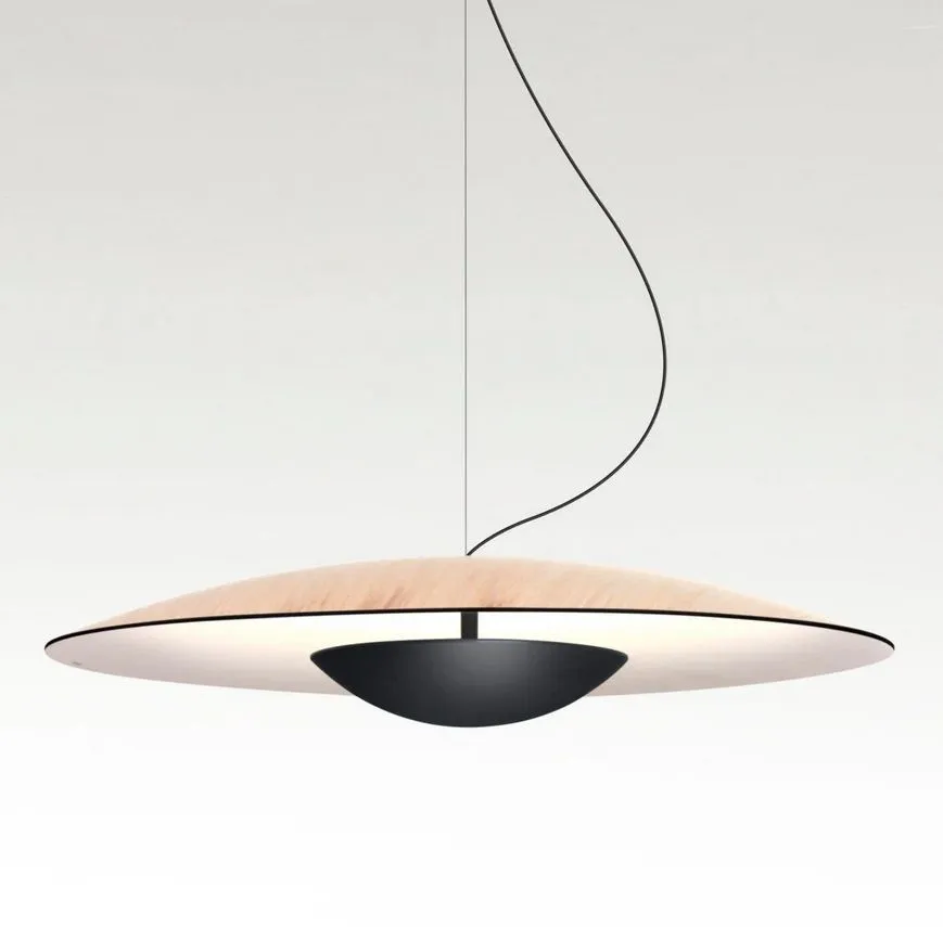 A662-025 GINGER 42 Black/Oak - White// подвесной LED 2700K 1х16.28  х   