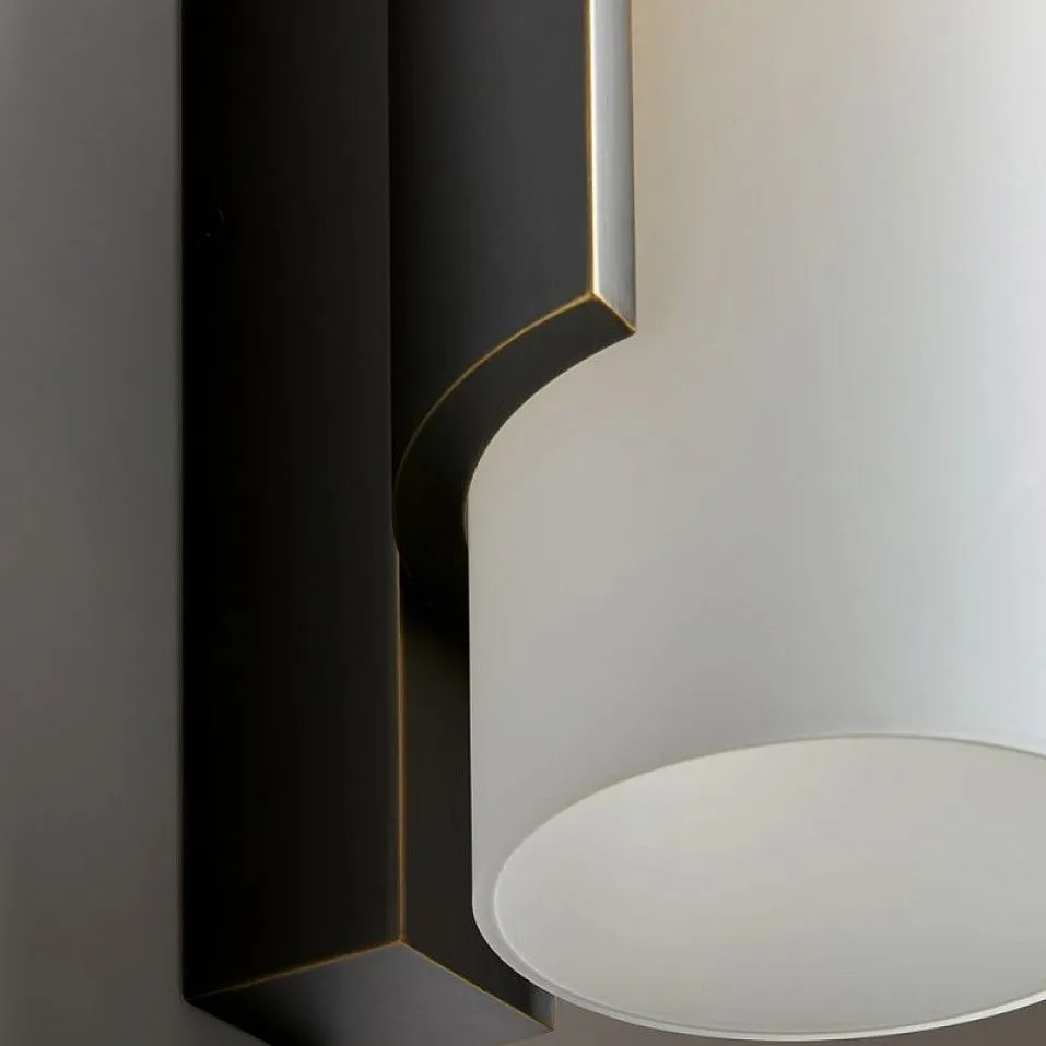 022W1M12W.CE/UL Unique Wall  Dark Burnished Brass /White// настенный E14 LED 1х6  х   
