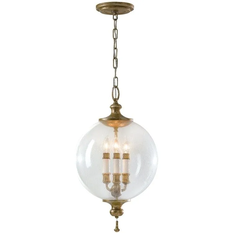 FE-ARGENTO-P    ARGENTO Oxidized Silver Leaf /Blown Bubble// подвесной E14 3х60  х   