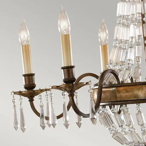 FE-BELLINI6  BELLINI Oxidized Bronze/British Bronze/// подвесной E14 6х60  х   