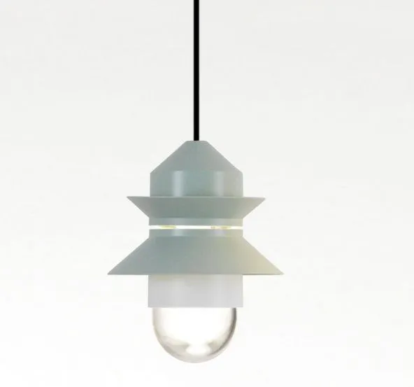 A654-050 SANTORINI light green/clear подвесной E27 1х8  х   