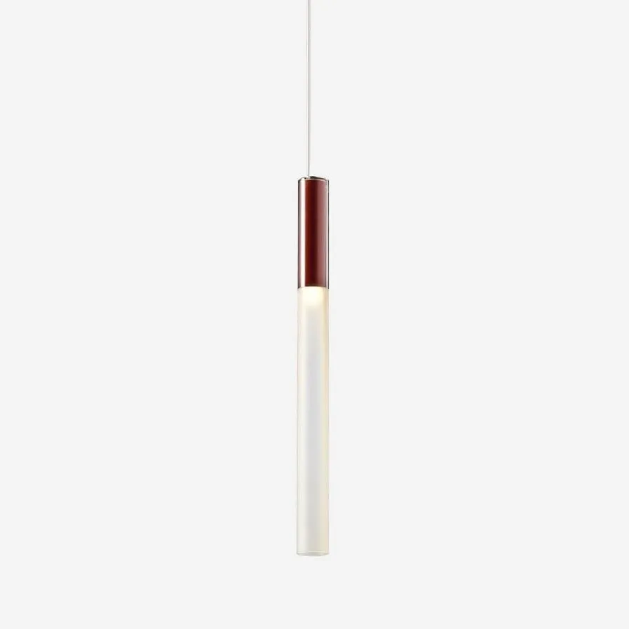 333 50 54 10 TUBE lacquered red/// подвесной LED 1х3,5  х   