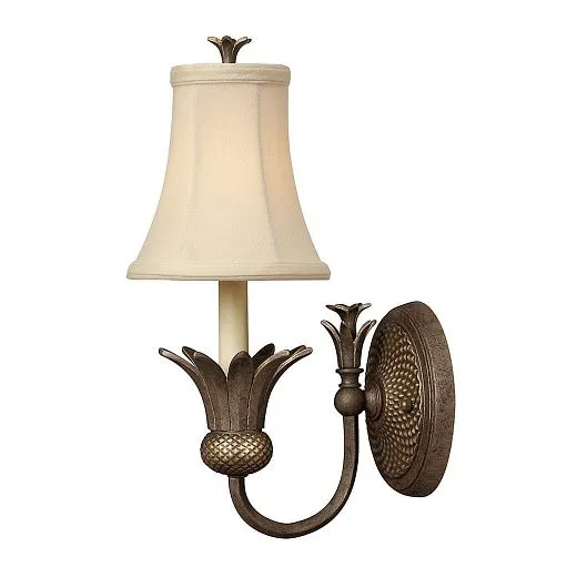 HK-PLANT1-PZ PLANTATION Pearl Bronze/Linen // настенный E14 1х40  х  HK-PLANT1-PZ