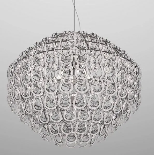 GIOGALI SP80 CR  chrom/clear// подвесной E27 5х77  х   