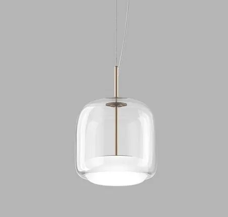 JUBE SP P BC CR JUBE gold satin/clear/white светильник подвесной LED 2700K 1х13  х  JUBE SP P BC CR