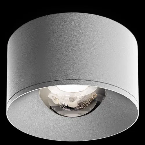 A2511001ZT PUCK aluminium///transparent потолочный LED 1х9,5  х  A2511001ZT