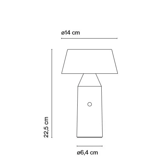 A680-057 BICOCA RED WINE/// портативный LED 1х3,5  х   