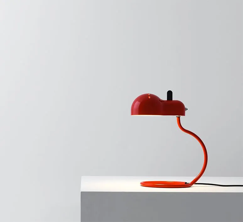 9064 MINITOPO 1970 RED/// настольный E27 1х7  х   