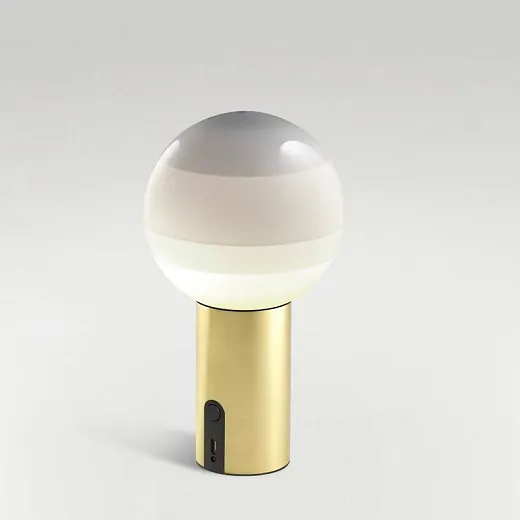 A691-530 DIPPING LIGHT  BRUSHED BRASS/WHITE// портативный LED 1х3,5  х  A691-530