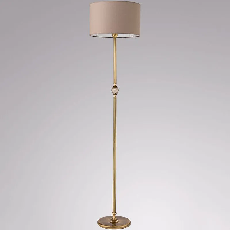 TIV-LS-1(P)-21 TIVOLI патинированная латунь/белый// напольный E27 1х60  х