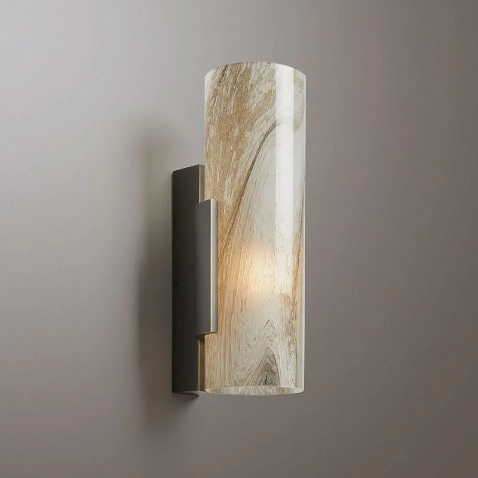 022W1M12W.CE/UL Unique Wall  Dark Burnished Brass /White// настенный E14 LED 1х6  х   