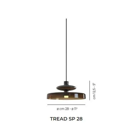 TREAD SP28 TB BHS 3000 DIM2 TREAD DARK BRONZE/TABACCO// подвесной LED 1х12  х   