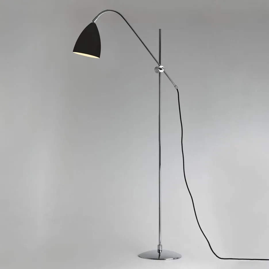 1223005 JOEL Polished Chrome/Matt black// напольный E27 1х42  х   