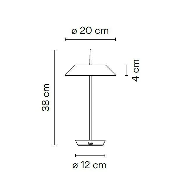 5495 25/16 MAYFAIR MINI white/beige// портативный LED 1х2.5  х   