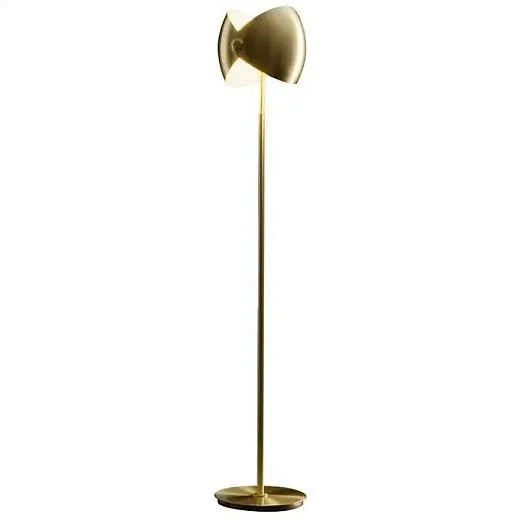 EIRENE FLOOR  BURNISHED SATIN BRASS/BURNISHED SATIN BRASS// напольный G9 2х10  х  EIRENE FLOOR