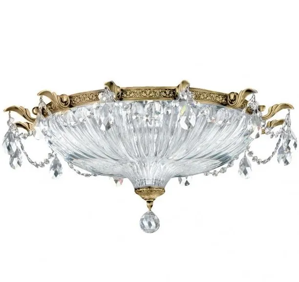 5635 83 O MILANO florentine bronze/optic crystal// потолочный E14 4х40  х   