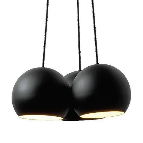 T46H5IZL SPHERE BIG 3 BLACK/BLACK// подвесной E27 3х15  х