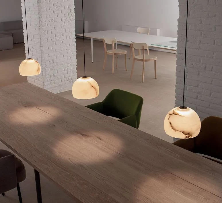 3021000 NEIL Matt nickel/beige// подвесной LED 2700K CRI90 1х6.6  х   