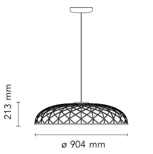 F6392003 SKYNEST BLUE TOURMALINE/// подвесной LED 1х78  х   