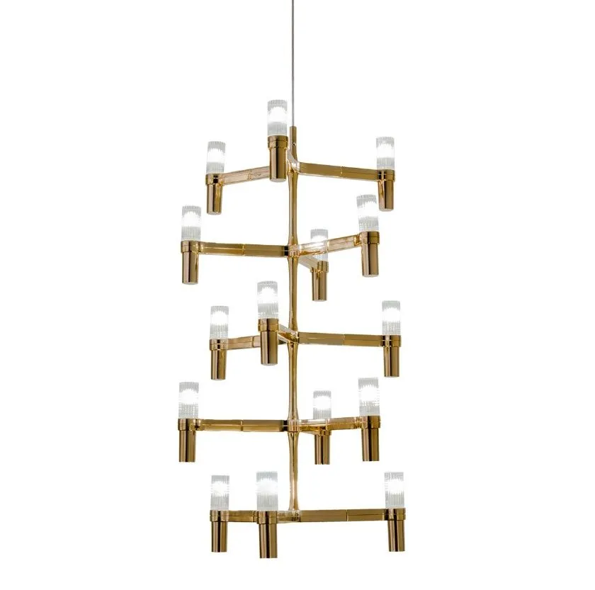 CRO HOW 58 CROWN gold plated/white// подвесной G9 15х25  х   