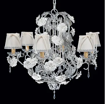 CH3205/06AK  silver foil/white // подвесной E14 6х40  х  CH3205/06AK