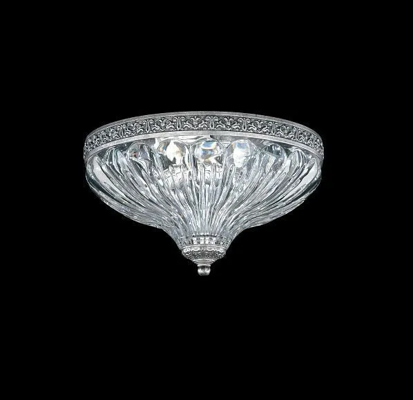 5630 80 MILANO roman silver/crystal deco// потолочный E14 2х40  х   