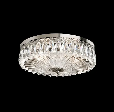 FL7068 48 H FONTANA LUCE antique silver/heritage hadcut crystal// потолочный E14 3х40  х   