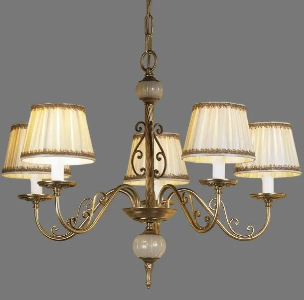 L 709  antique gold-white/ivory// подвесной E14 5х40  х   