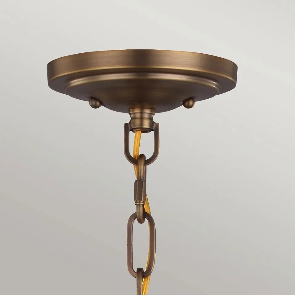 FE-CADENCE-1P-MB CADENCE Dark Antique Brass/ Matte Black /Opal white// подвесной E27 1х75  х   