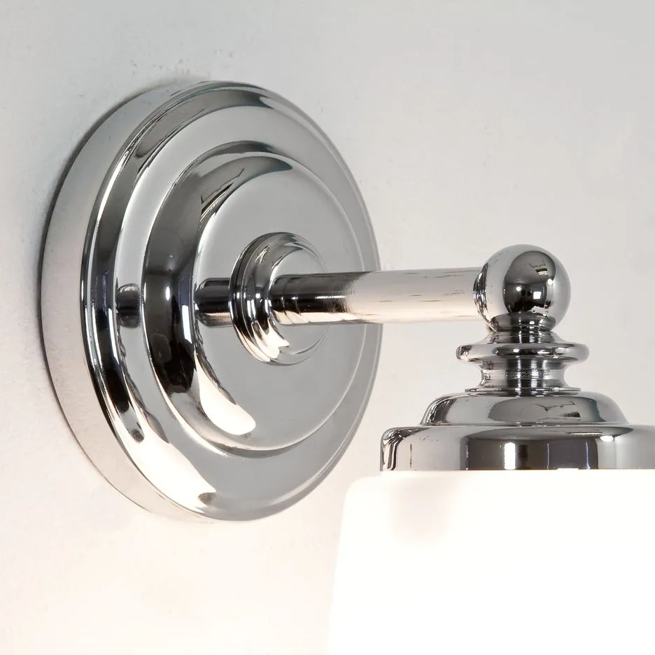 1106001 ANTON Polished Chrome/White// настенный E14 1х40  х   
