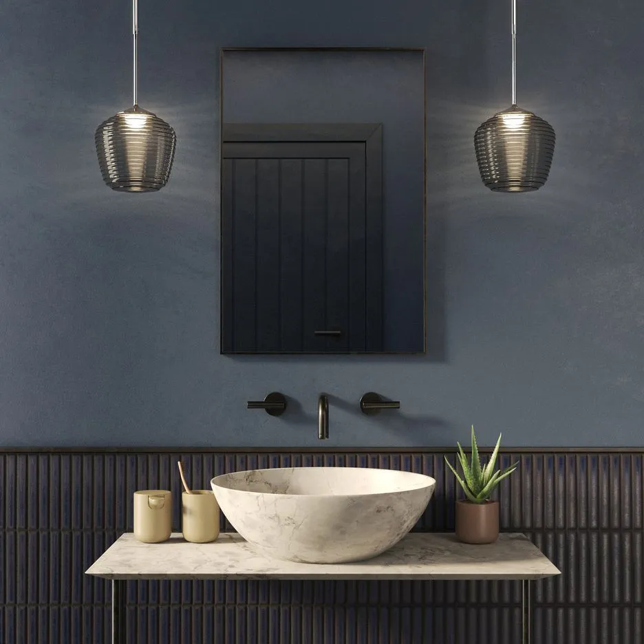 1464003+5039004 NARA Matt black/Smoke// подвесной LED 1х7.6  х   