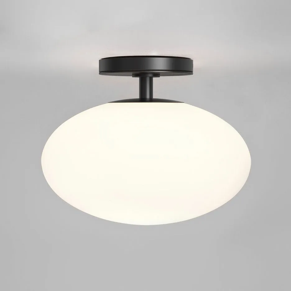 1176017 ZEPPO Matt Black/Opal white// потолочный E27 1х60  х   