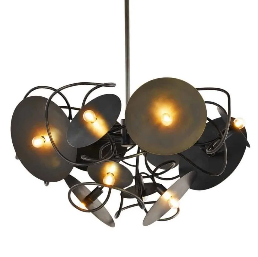 SOLC100BLM-BDP SOLIS black matt/bronze dark patina// подвесной E14 12х40  х   