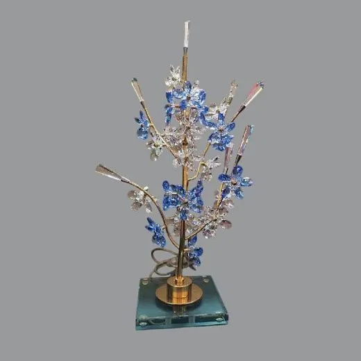 SOT39026000BI  gold/clear/blue// настольный G9 2х60  х  SOT39026000BI