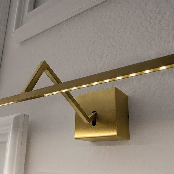 ZETA 70 OR ZETA матовое золото/ подсветка для картин LED 1х7,9  х   