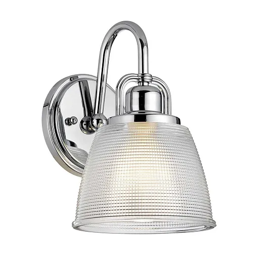 QZ-DUBLIN1-PC DUBLIN Polished Chrome/Clear// настенный G9 LED 1х3  х  QZ-DUBLIN1-PC