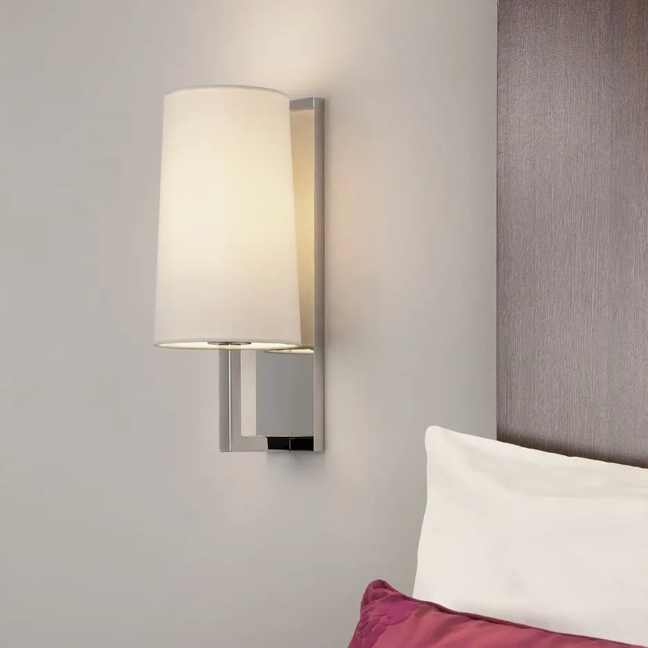 1214001+5018007 RIVA Polished Chrome/Opal White// настенный E27 LED 1х12  х   