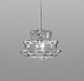 NOVECENTO SP P CR RI CR  chrom/clear подвесной E14 1х60  х   