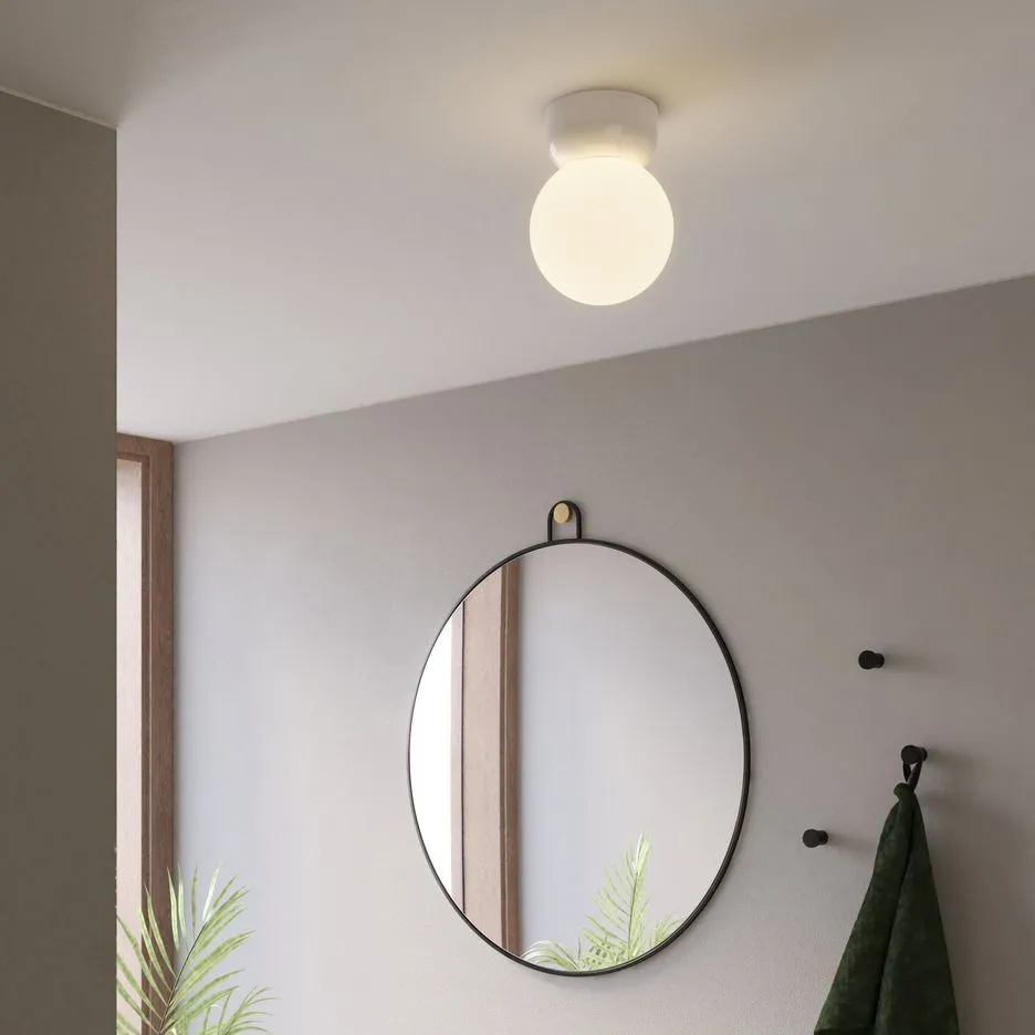 1472004 LYRA Ceiling 180 Gloss Glaze White/white// потолочный E27 1х20  х   