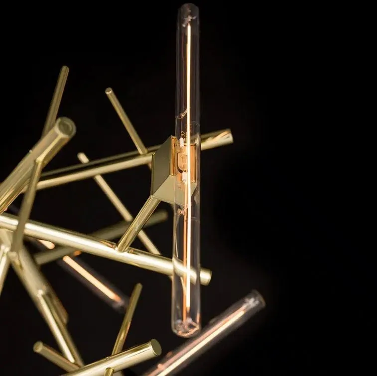 LINC80GSF LINEA gold satin finish/// подвесной S14d 6х  х   