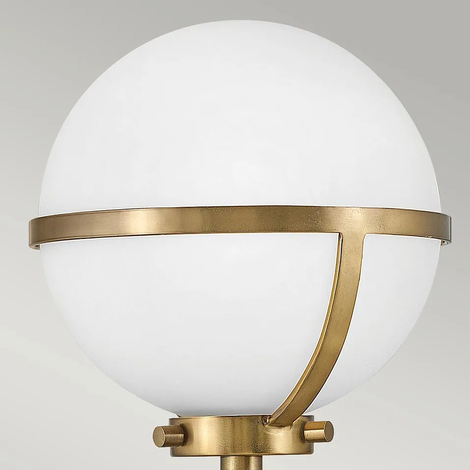 HK-HOLLIS1-O-HB-BATH HOLLIS Heritage Brass/Opal// настенный E14 1х40  х   