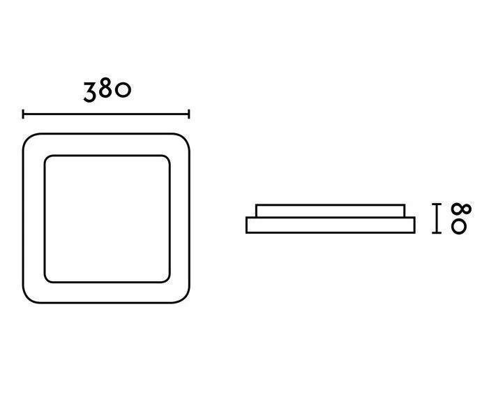 63395  никель/Opal светильник потолочный LED 3000K 1х30  х   