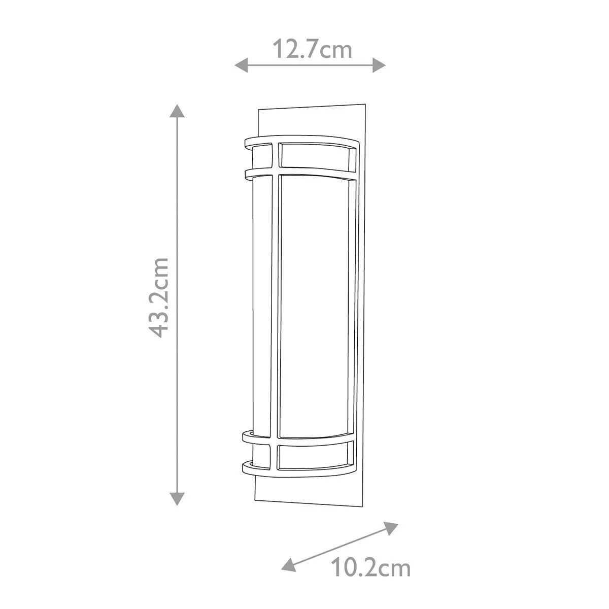 FE-FUSION2 FUSION Grecian Bronze/Amber Ribbed glass// настенный E27 2х60  х   