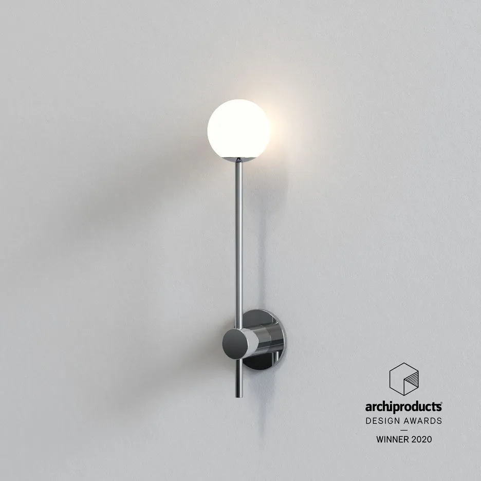 1424002 ORB Single Polished chrome/White// настенный G9 LED 1х3.5  х   
