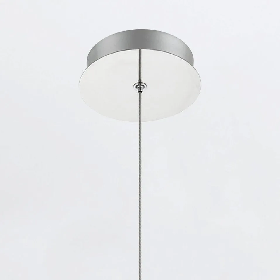 QN-ESPADA-1P-PC ESTRADA Polished Chrome/Clear//прозрачный подвесной LED 1х18  х   